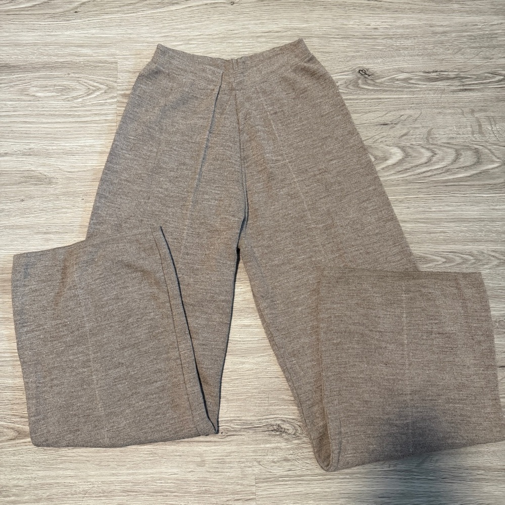 Refka Women Stylish Wideleg Tan Pants